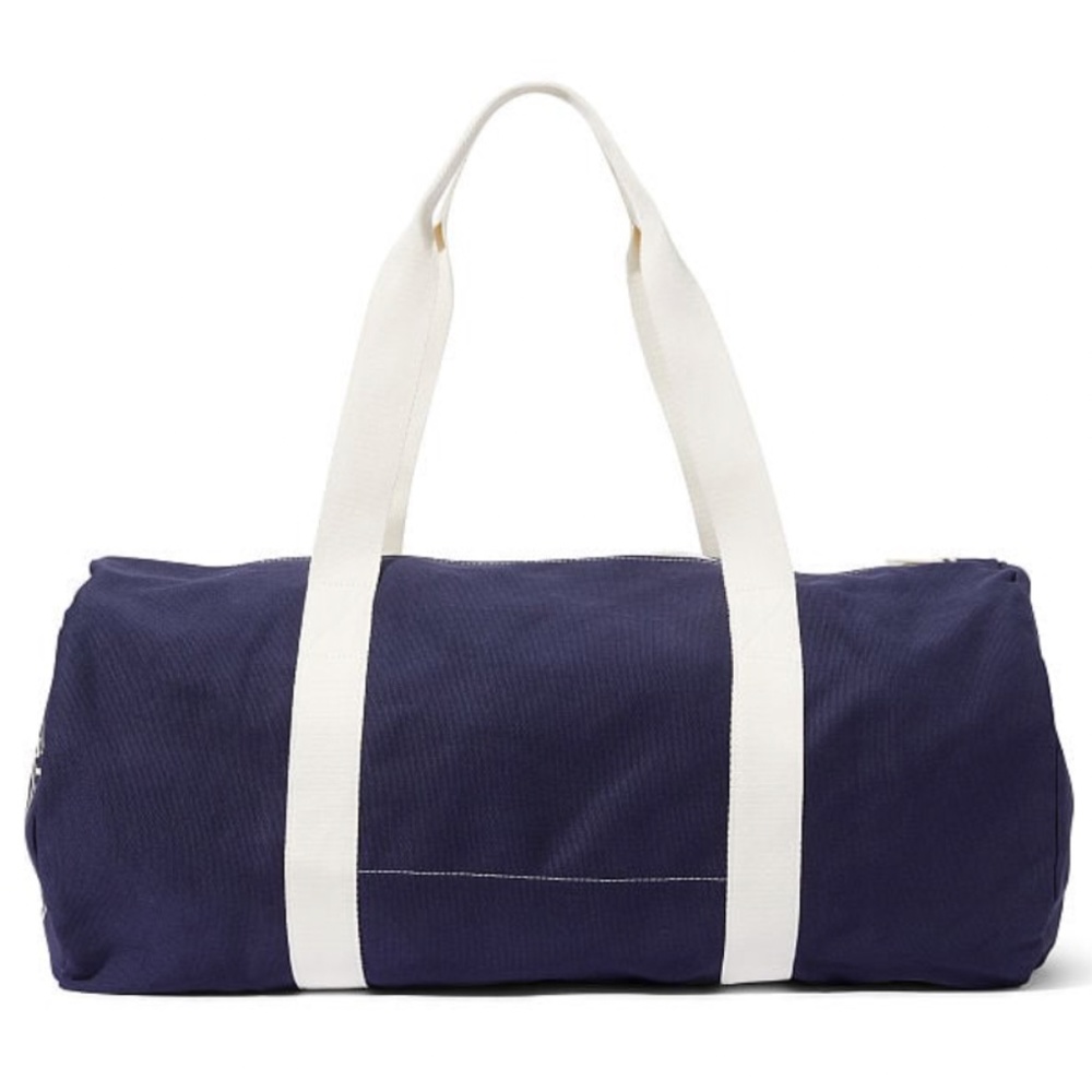 NWT PINK Victoria's Secret Canvas Duffle Bag - Picture 4 of 5